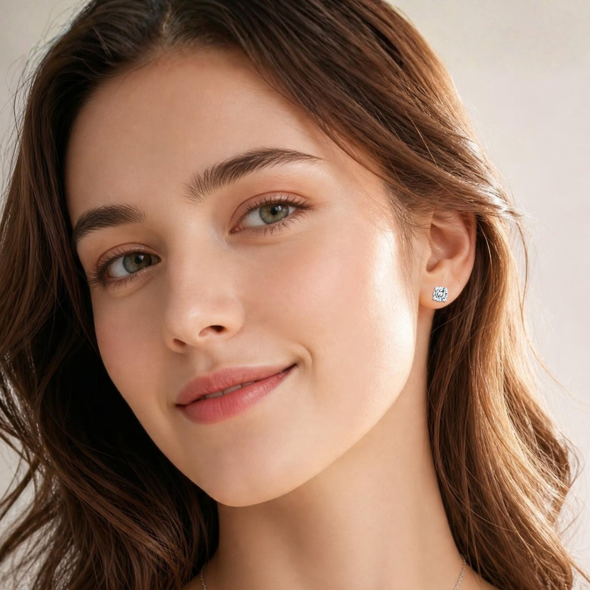 Moissanite Stud Earrings