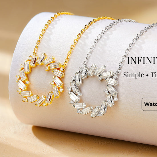 Minimalist sterling silver circle necklace, simple elegant pendant symbolizing unity and timeless style for daily wear